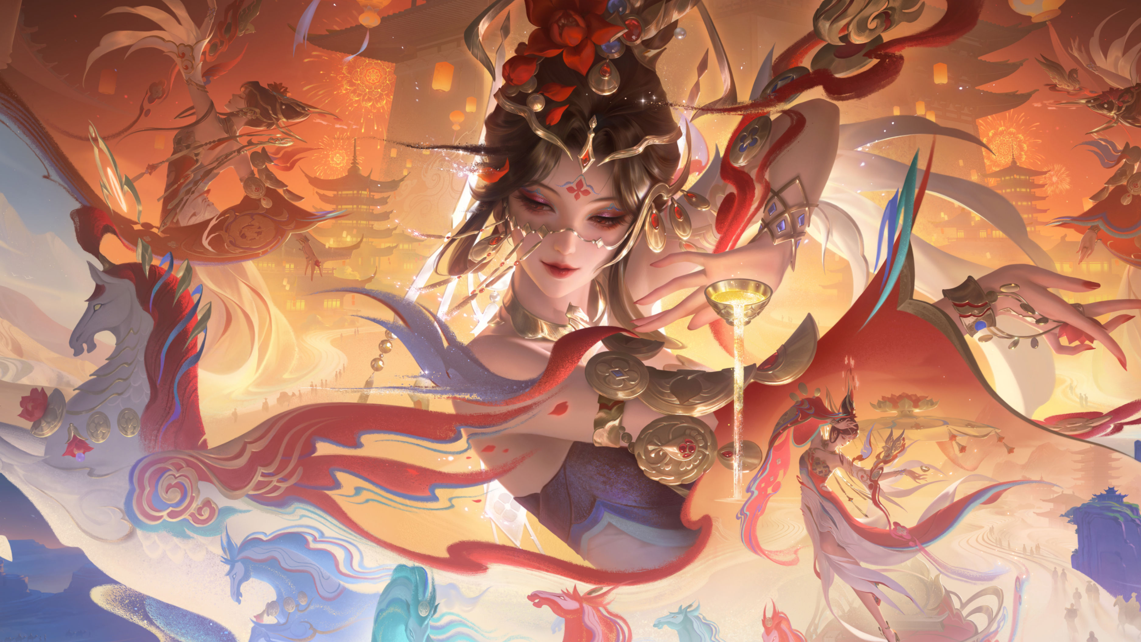 2026-02-14上新，貂蝉/马超/狄仁杰/朵莉亚/关羽/云缨/李元芳最新无水印壁纸