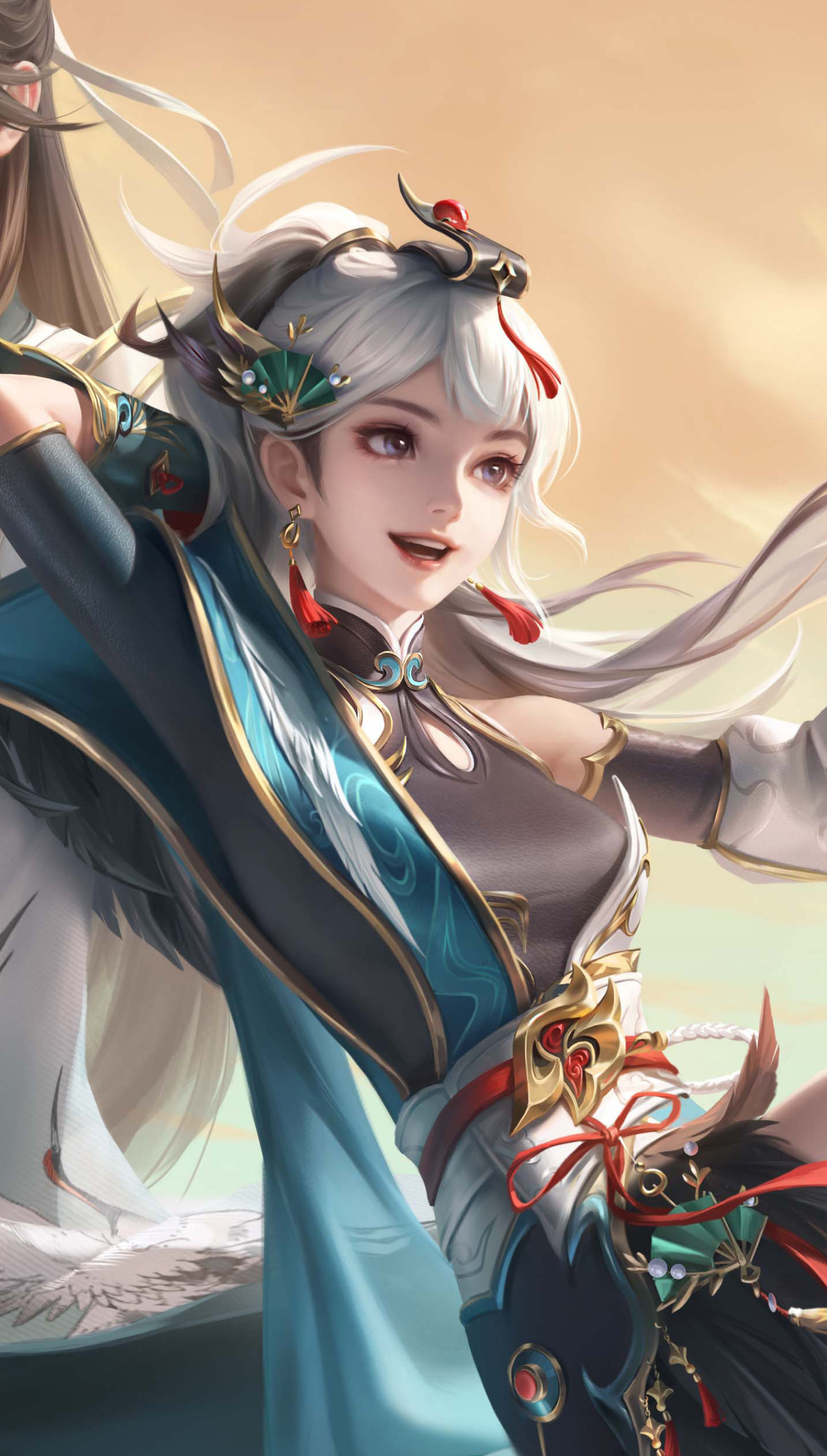 鹤归松栖